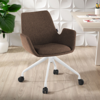 Silla Giratoria Glamm, estructura con ruedas