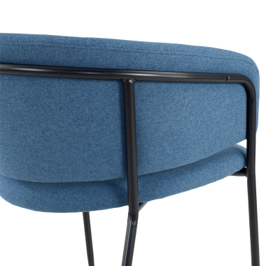 silla confidente azul margot tela brazos fijos 9