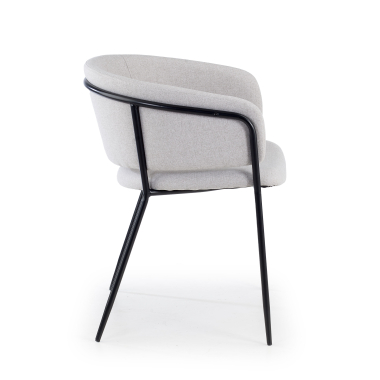 silla confidente gris margot tela brazos fijos 4