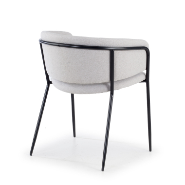 silla confidente gris margot tela brazos fijos 5