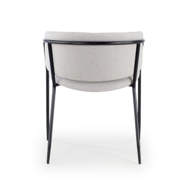 silla confidente gris margot tela brazos fijos 6
