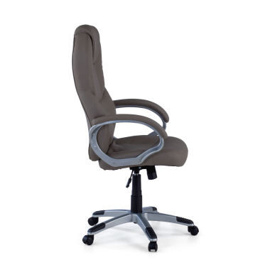 sillon de oficina gris kiel piel sintetica brazos tapizados 4