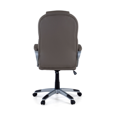 sillon de oficina gris kiel piel sintetica brazos tapizados 6
