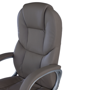 sillon de oficina gris kiel piel sintetica brazos tapizados 9
