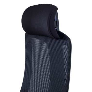 silla ergonomica negro estructura negra malla brazos regulables 3d soporte lumbar reposacabezas 8
