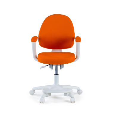 silla de escritorio infantil naranja mickey tela brazos fijos 4
