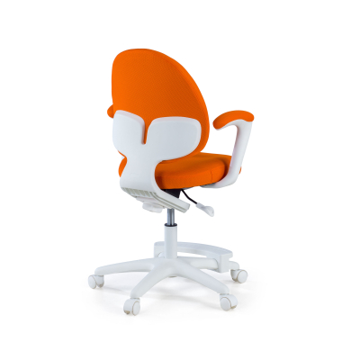 silla de escritorio infantil naranja mickey tela brazos fijos 5