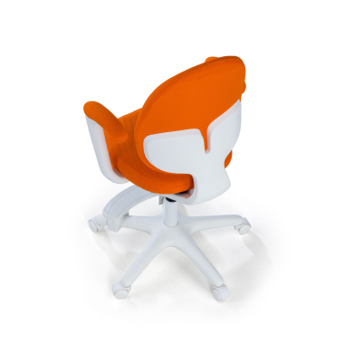 silla de escritorio infantil naranja mickey tela brazos fijos 7