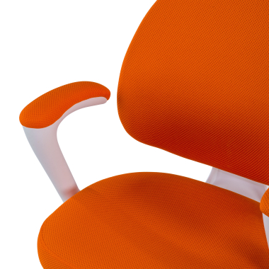 silla de escritorio infantil naranja mickey tela brazos fijos 8