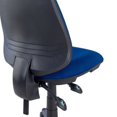 silla de oficina azul sin brazos tela sin brazos 9