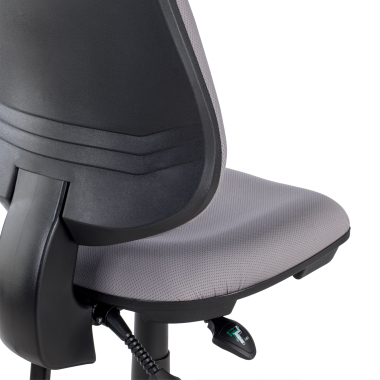 silla de oficina gris sin brazos tela sin brazos 9