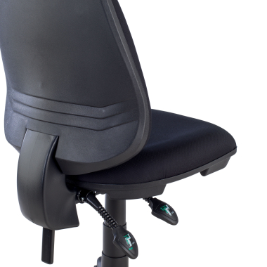 silla de oficina negro sin brazos tela sin brazos 8