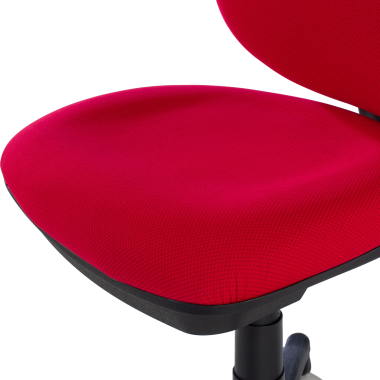 silla de oficina rojo sin brazos tela sin brazos 9