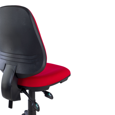 silla de oficina rojo sin brazos tela sin brazos 10