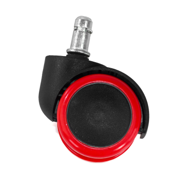 rueda para sillas de oficina rojo 11x50mm gaming 3