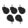 Juego de ruedas gaming 11x50mm, Recubrimiento Goma