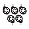 Juego de ruedas gaming 11x50mm, Recubrimiento Goma