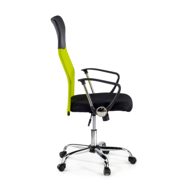 silla de oficina verde nova malla brazos fijos 4