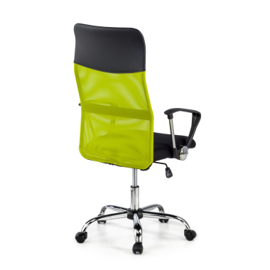 silla de oficina verde nova malla brazos fijos 7
