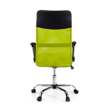 silla de oficina verde nova malla brazos fijos 9