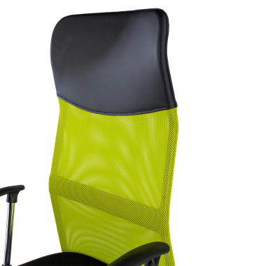 silla de oficina verde nova malla brazos fijos 5