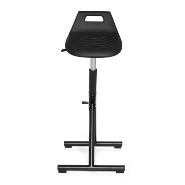 taburete de trabajo y laboratorio negro work 19 plastico sin brazos 3