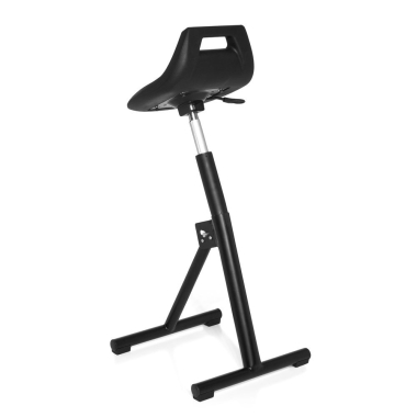 taburete de trabajo y laboratorio negro work 19 plastico sin brazos 8