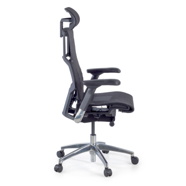 silla ergonomica negro estructura negra malla brazos regulables 5d soporte lumbar reposacabezas 7