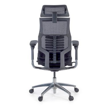 silla ergonomica negro estructura negra malla brazos regulables 5d soporte lumbar reposacabezas 6