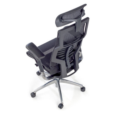 silla ergonomica negro estructura negra malla brazos regulables 5d soporte lumbar reposacabezas 9