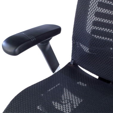 silla ergonomica negro estructura negra malla brazos regulables 5d soporte lumbar reposacabezas 10