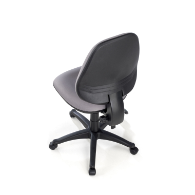 silla de oficina gris sin brazos tela sin brazos 8