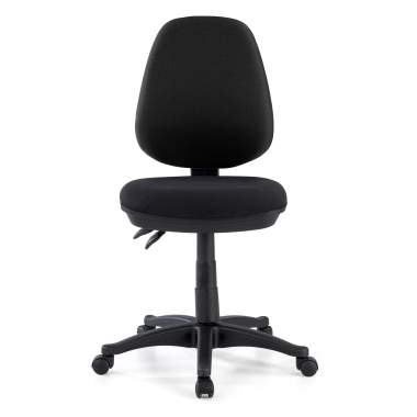 silla de oficina negro sin brazos tela sin brazos 3