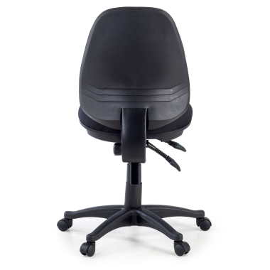 silla de oficina negro sin brazos tela sin brazos 6