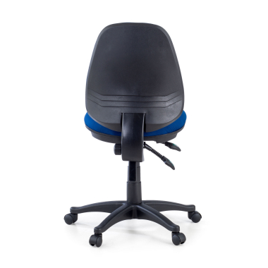 silla de oficina azul sin brazos tela sin brazos 7