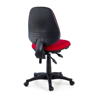 silla de oficina rojo sin brazos tela sin brazos 6