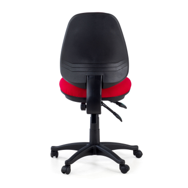 silla de oficina rojo sin brazos tela sin brazos 7