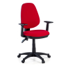 Silla de oficina con brazos Reload, tapizada, 8 horas