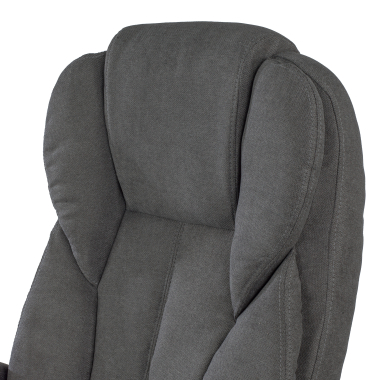 sillon de oficina gris tapizado tela brazos tapizados 8