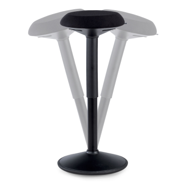 taburete ergonomico negro activepro tela sin brazos 1