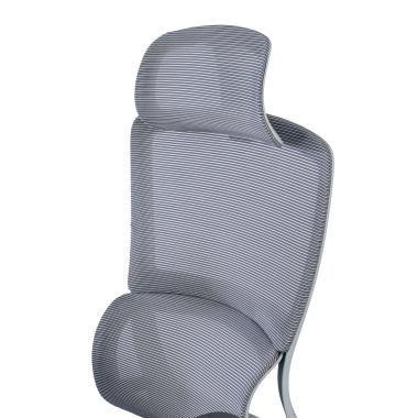 silla ergonomica gris con reposapies malla brazos regulables 3d doble soporte lumbar reposacabezas reposapies extensible 9