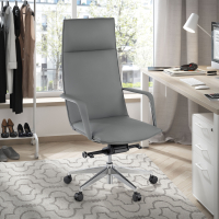 Sillón de Oficina Hamilton, brazos tapizados, ecopiel