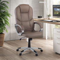 Sillón de Escritorio Kiel, brazos tapizados, ecopiel