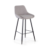 Taburete Tapizado Giselle, Ergonómico y Estructura Negra 210938 - (Outlet)