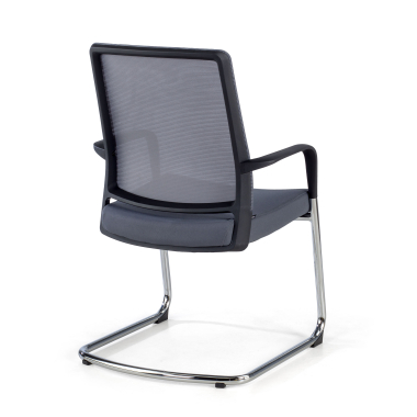 silla confidente gris red transpirable malla brazos fijos 7