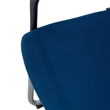 silla confidente azul red transpirable malla brazos fijos 9