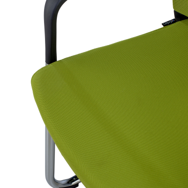 silla confidente verde red transpirable malla brazos fijos 9
