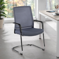 Silla Patin confidente Bali, respaldo ergonómico red