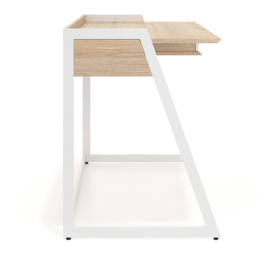 mesa de ordenador beige apex 4