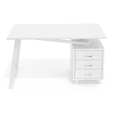 mesa de ordenador blanco orbit 3